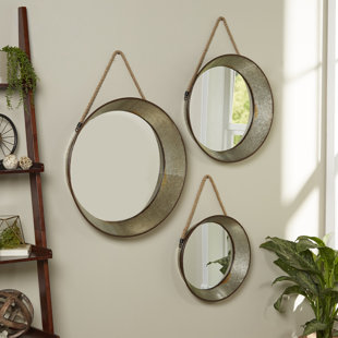 Mirror Sets You Ll Love Wayfair 3 Piece Longworth Mirror Set