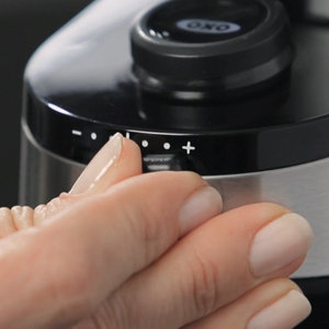 OXO On Barista Brain Conical Burr Grinder with Integrated Scale