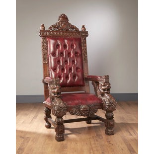 Lion Throne Chair Wayfair Ca Fahy Lion Head Throne Armchair