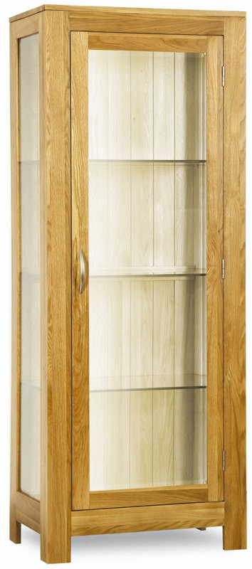 Hazelwood Home Maren Solid Oak Curio Cabinet Reviews Wayfair Co Uk Maren Solid Oak Curio Cabinet