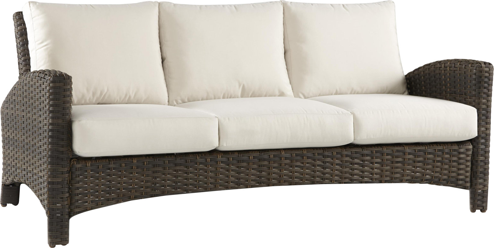 South Sea Rattan Panama Sofa with Cushions & Reviews Wayfair