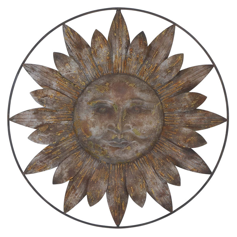 Wall Decor Metal woodland imports metal sun wall decor & reviews | wayfair Wall Decor Metal woodland imports metal sun wall decor & reviews | wayfair