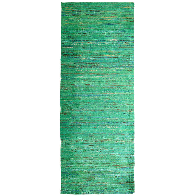 Rug Studio Sari Indian Hand Woven Green Area Wayfair Sari Indian Hand Woven Green Area Rug