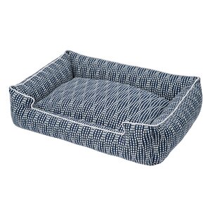 Pearl Navy Cotton Blend Lounge Bed