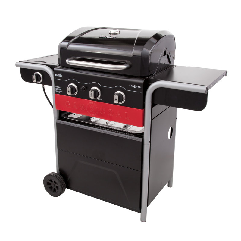 Charbroil Gas2coal Charcoal And 3 Burner Propane Gas Grill Reviews Charbroil Gas2coal Charcoal And 3 Burner Propane Gas Grill Reviews Wayfair
