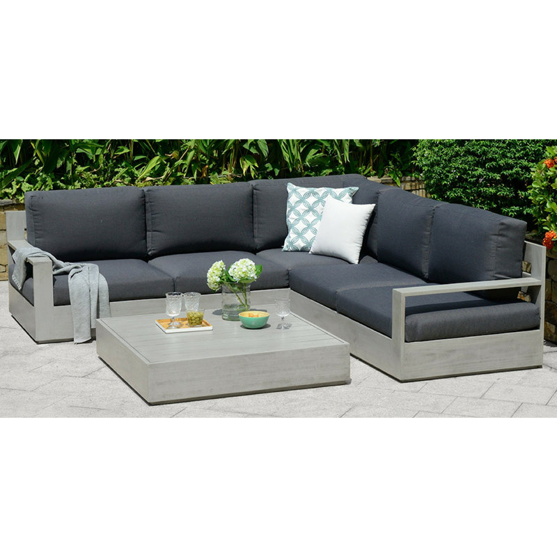 Lynton Garden Deleon 4 Seater Corner Sofa Set Wayfair Co Uk Deleon 4 Seater Corner Sofa Set