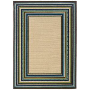 Brendel Brown Indoor/Outdoor Area Rug