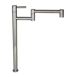 Whitehaus Collection Decohaus Deck Mount One Handle Single Hole Tall Deck Mount Pot Filler Faucet