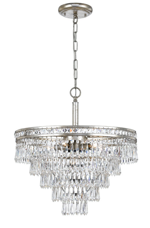 Crystorama Mercer 6 Light Crystal Chandelier Reviews Wayfair Default Name