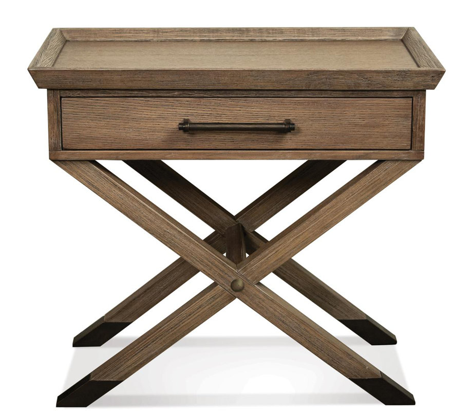 Marshall Cross Leg Side Table & Reviews AllModern