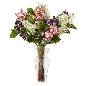 Glenham Lilac Silk Flower Arrangement