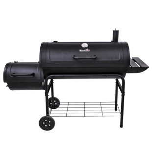 Combination Grill And Smoker Smokers You Ll Love Wayfair American Gourmet Offset Charcoal Smoker And Grill