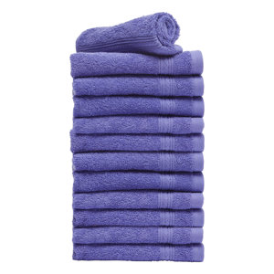 Peabody 12 Piece Cotton Washcloth Towel Set (Set of 12)