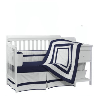 Solid Navy Blue Crib Bedding Wayfair Quickview