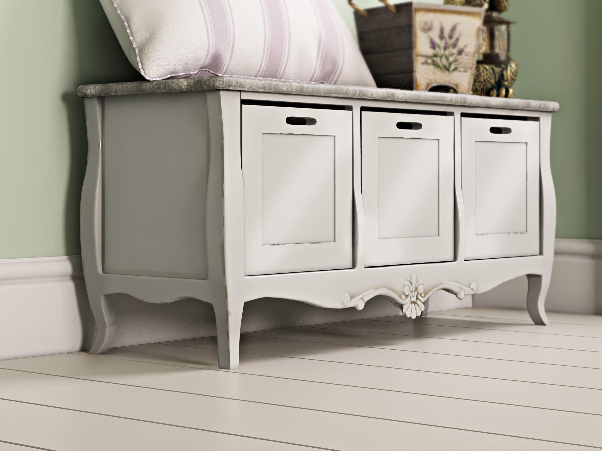 Lily Manor Dounia Wood Storage Hallway Bench Reviews Wayfair Co Uk