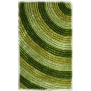 Bristol Green Shag Area Rug