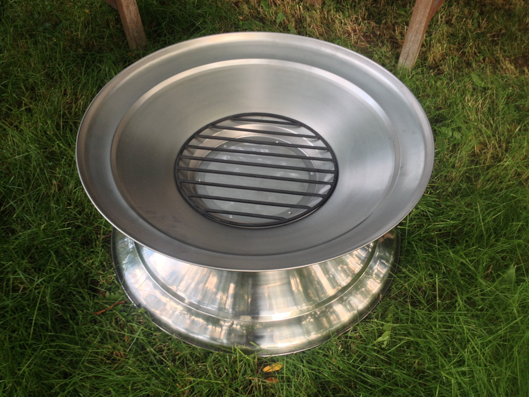 Pomegranate Solutions Stainless Steel Wood Burning Fire Pit & Reviews