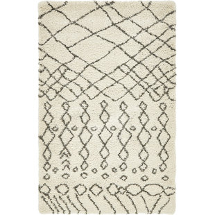 Modern Contemporary Machine Washable Rugs Allmodern Bourne Machine Woven Ivory Area Rug