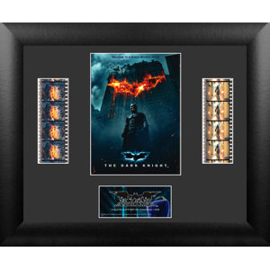 Batman The Dark Knight Double FilmCell Presentation Framed Vintage Advertisement