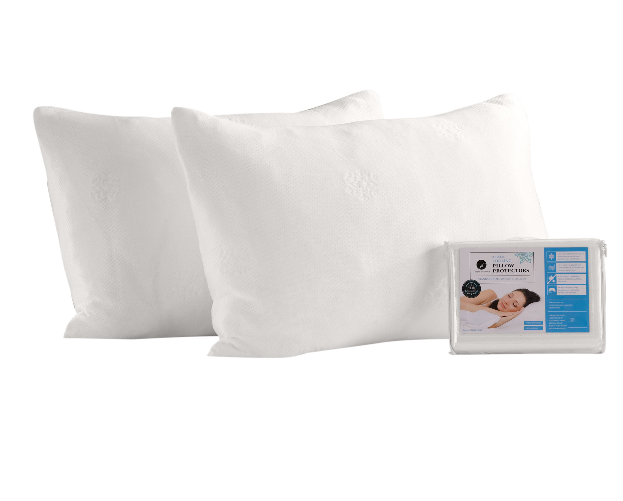 Home Fashion Designs Cooling Pillow Protector Wayfair