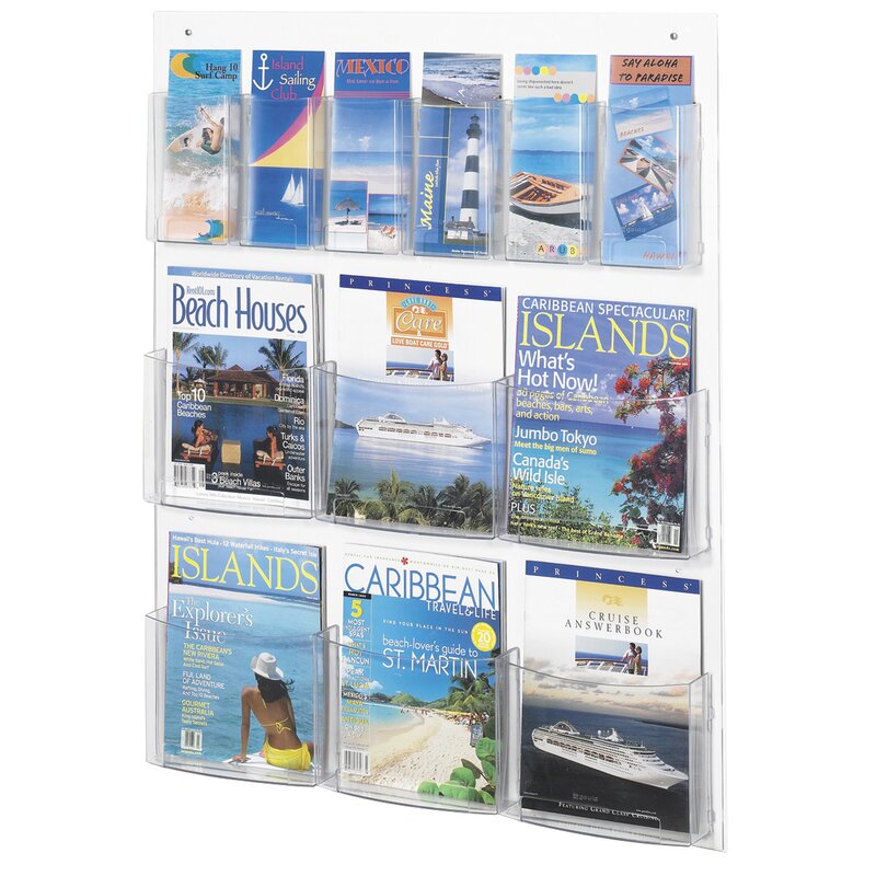 Safco Products Wall Mounted Literature Rack & Reviews | Wayfair