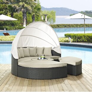 View Tripp Patio Daybed with Sunbrella