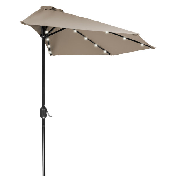 Trademark Innovations 4'5" Lighted Umbrella & Reviews Wayfair