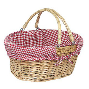 Einkaufskorb aus Weidenholz von Willow Direct Ltd