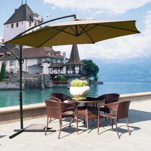 Mcombo 10' Cantilever Umbrella