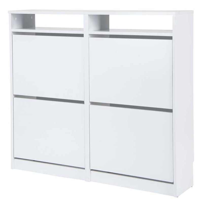 Wrought Studio Burrage 24 Pair Shoe Storage Cabinet Reviews Burrage 24 Pair Shoe Storage Cabinet