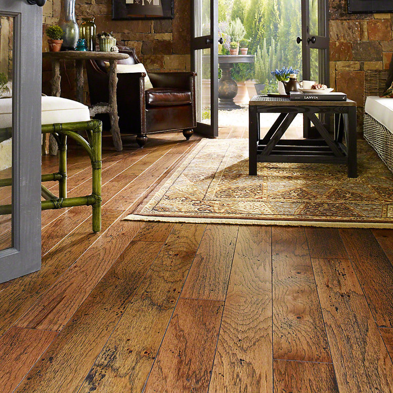 Wildon Home ® Melrose Hickory 5" Engineered Hickory Hardwood Flooring in Corinth & Reviews | Wayfair