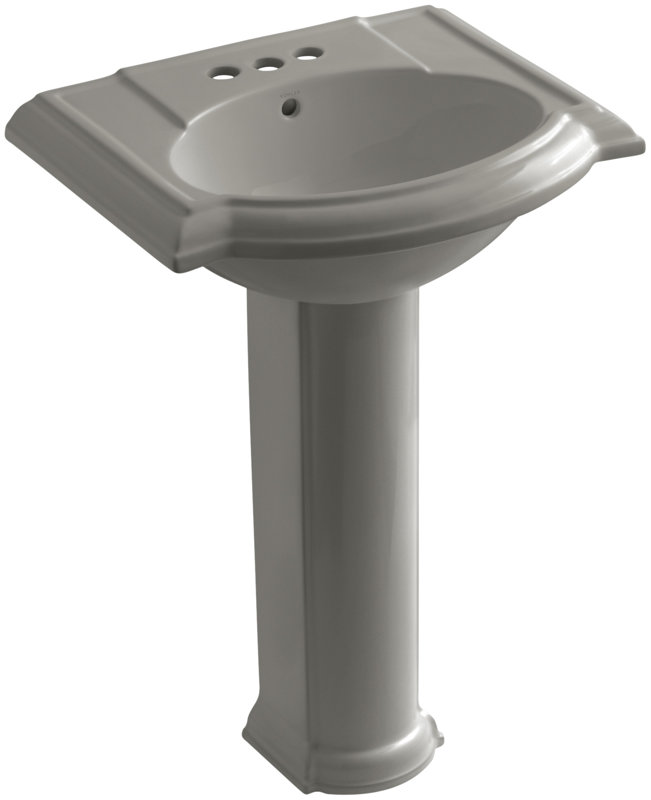 Kohler Devonshire 24" Pedestal Bathroom Sink & Reviews Wayfair