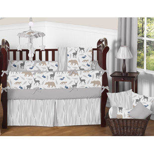 Woodland Animal Nursery Wayfair Woodland Animals 9 Piece Crib Bedding Set