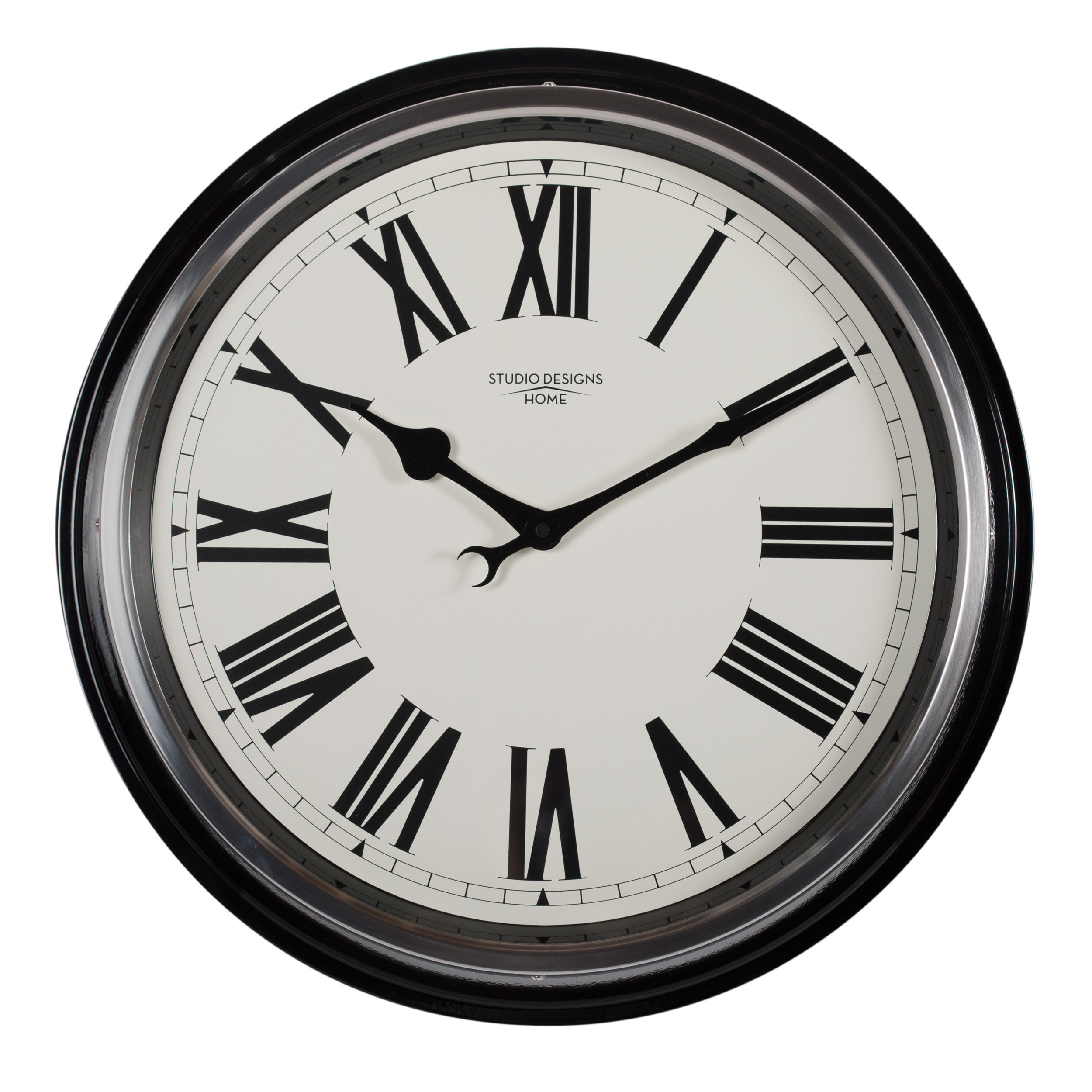 Large Silver Chrome Wall Clocks You Ll Love In 2019 Wayfair