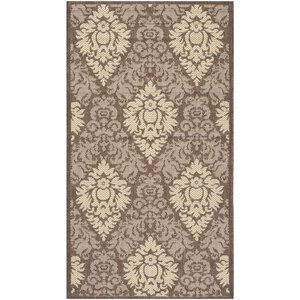 Short Transitional Outdoor Rug