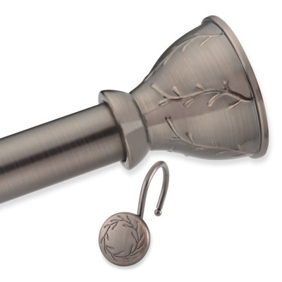 Champagne Bronze Shower Rod Wayfair