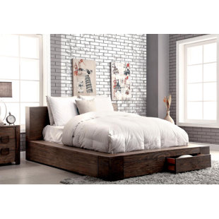 Modern Platform Beds Allmodern Arianna Solid Wood Storage Platform Bed