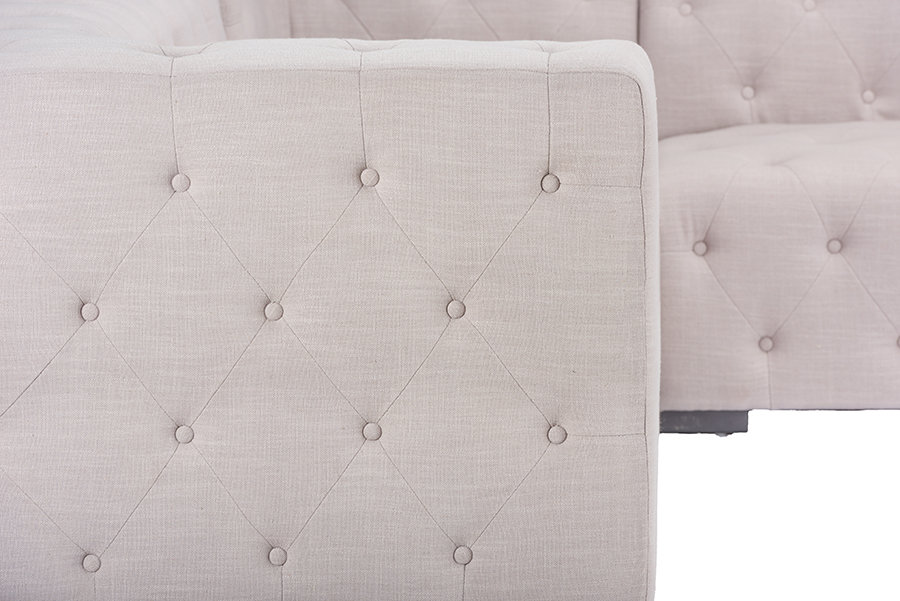 Wholesale Interiors Baxton Studio Sectional & Reviews | Wayfair