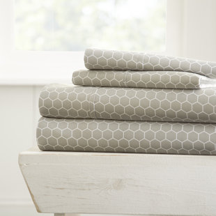 No Iron Percale Sheets Wayfair Reith Premium Printed Sheet Set