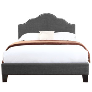 Cherita Upholstered Panel Bed by Bungalow Rose