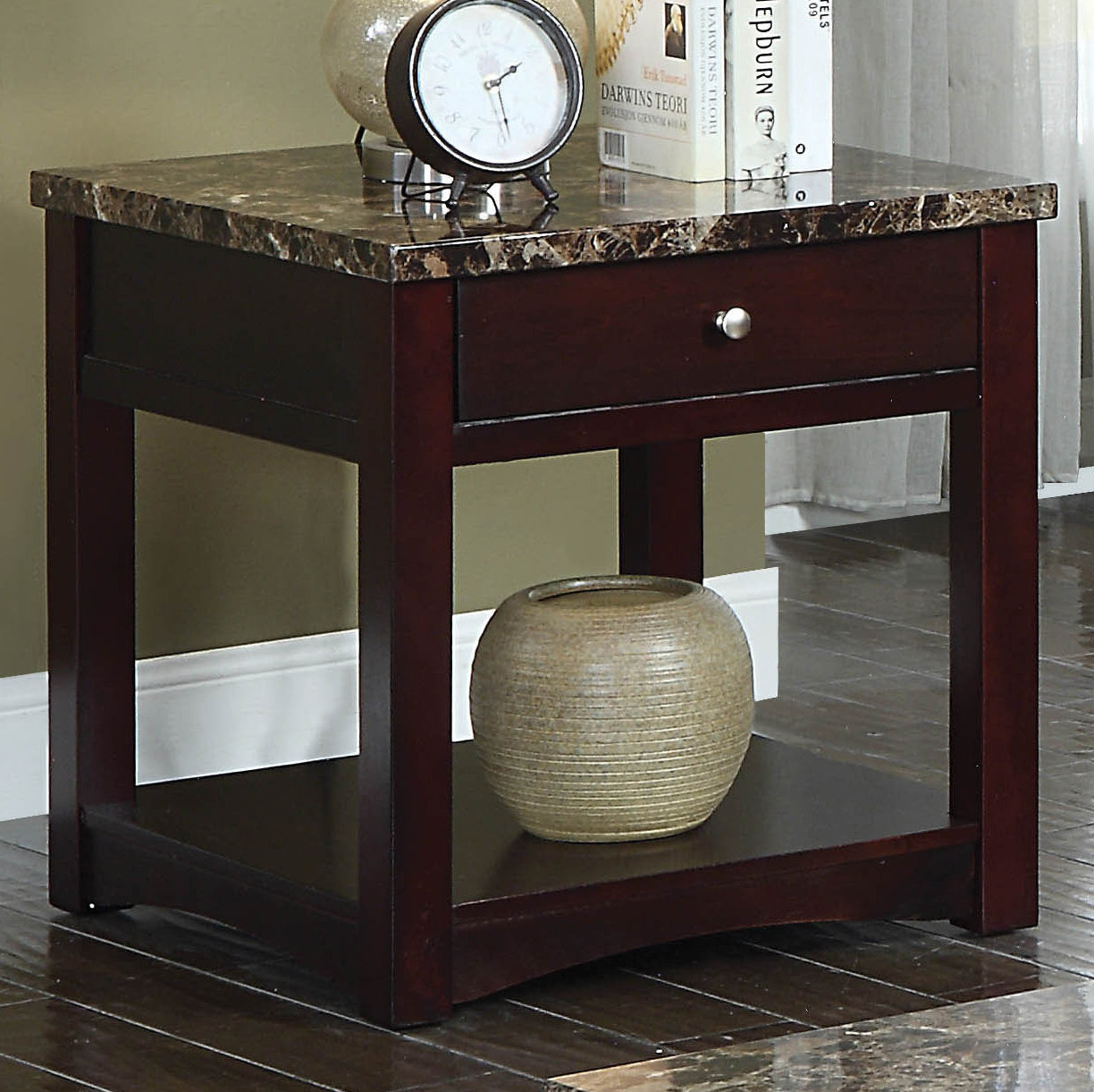 Charlton Home Recker End Table With Storage Wayfair