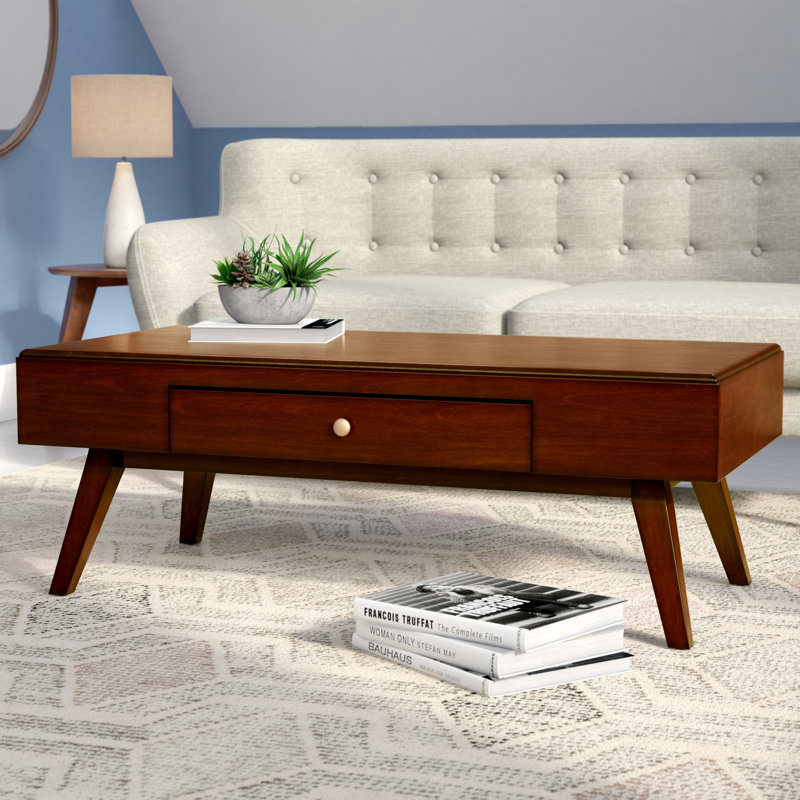 Langley Street Gordon Midcentury Coffee Table Wayfair Gordon Midcentury Coffee Table