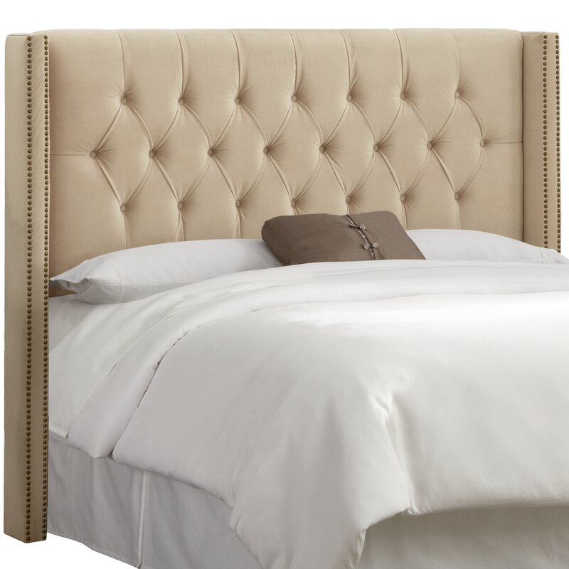 Wayfair Custom Upholstery™ Rita Upholstered Wingback Headboard ...