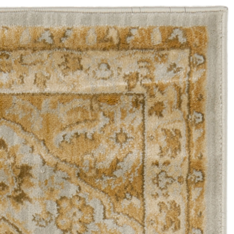 Safavieh Austin Light Grey/Gold Area Rug & Reviews Wayfair