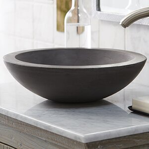 Morro Stone Circular Vessel Bathroom Sink