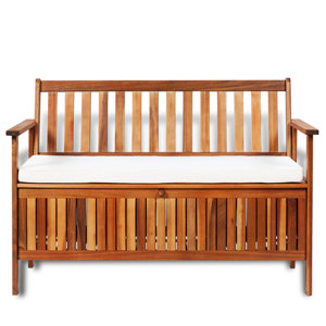 2-Sitzer Banktruhe aus Massivholz von dCor design