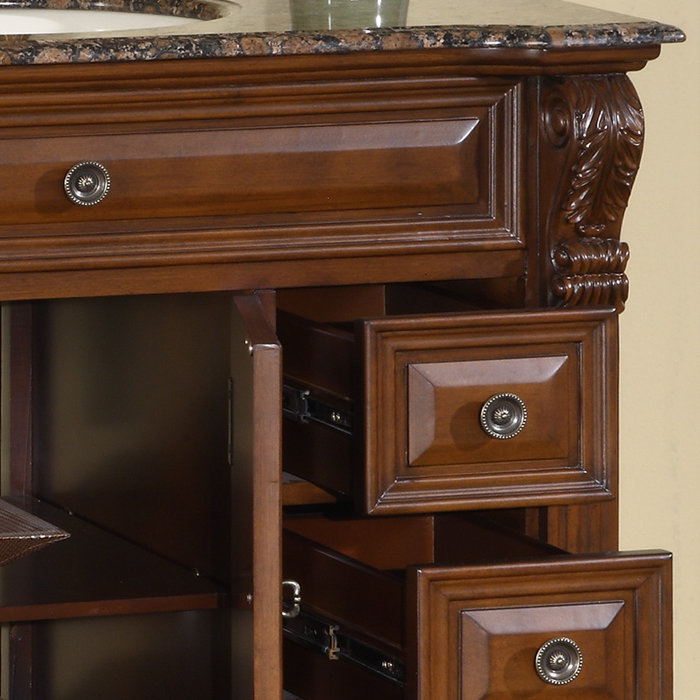 Bathroom Vanity Hutch silkroad exclusive millstone 38" single bathroom vanity set Bathroom Vanity Hutch silkroad exclusive millstone 38" single bathroom vanity set