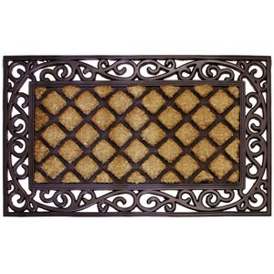 Lattice Scroll Doormat