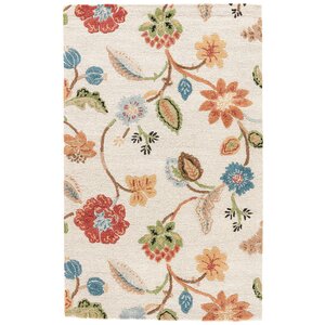 Willette Garden Party Grey Area Rug