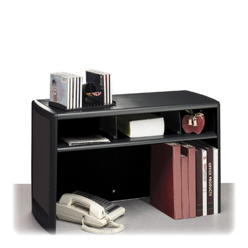 Buddy Products Desktop Organizer 30 X12 1 2 X18 Black Wayfair Desktop Organizer 30 X12 1 2 X18